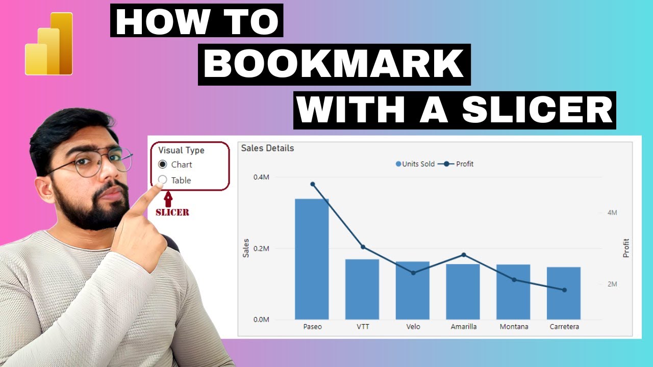 How To Create Bookmark With A Slicer In Power BI YouTube