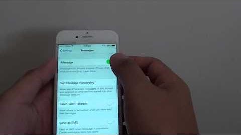 iPhone 6: How to Enable / Disable iMessage