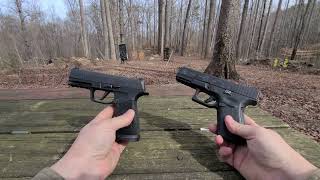 Glock 19 vs Sig 365 X Macro TacOps
