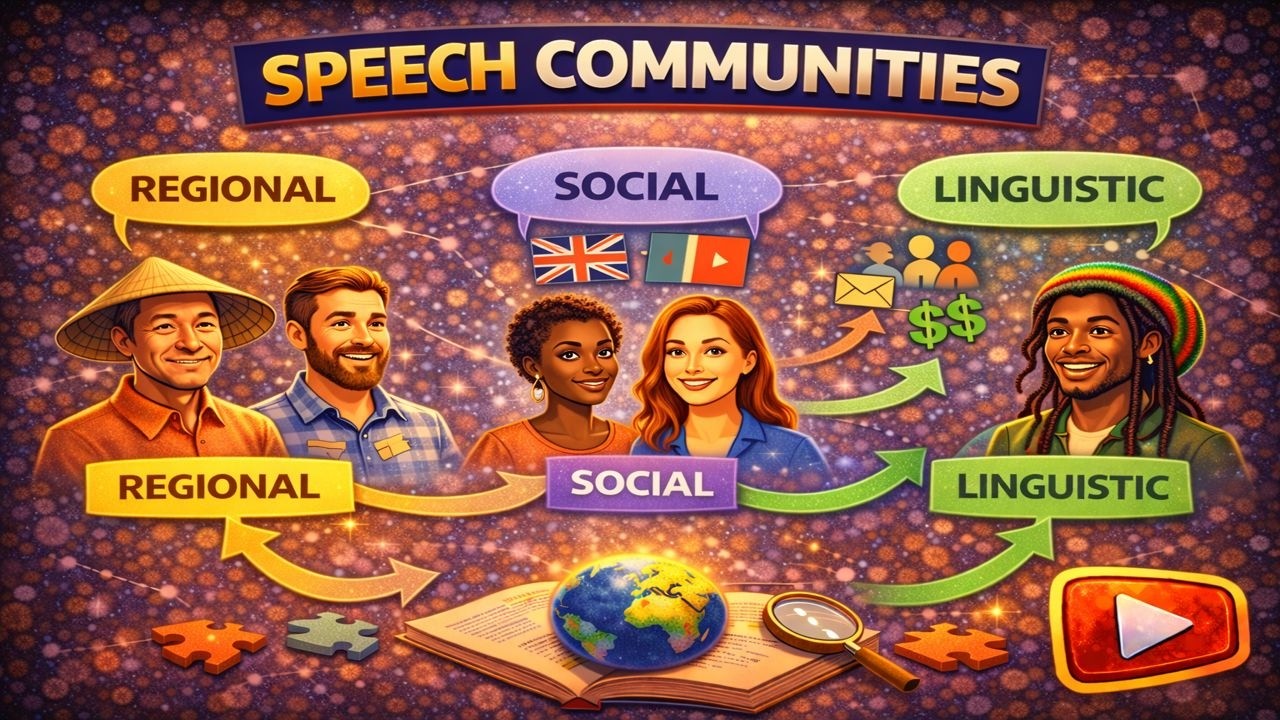 Speech Communities || Language Communities || Sociolinguistics - YouTube