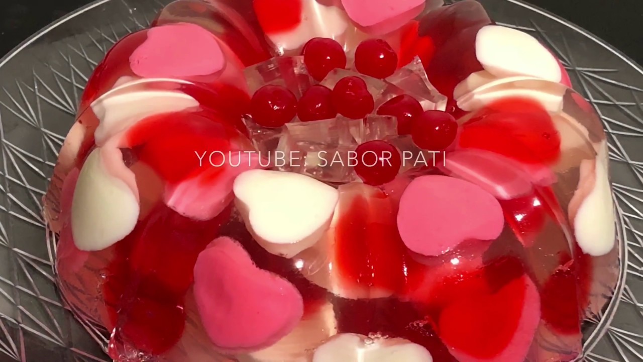 GELATINA CORAZONES ENCAPSULADOS SanValentin