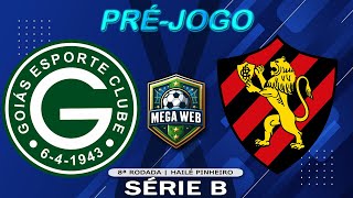 AO VIVO -- GOIÁS x SPORT - Brasileirão Série B 2024 - 8ª Rodada - Narração