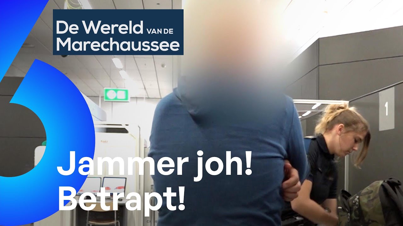 BOLLETJESSLIKKER BETRAPT op Schiphol 😱 | De Wereld van de Marechaussee #AFL3