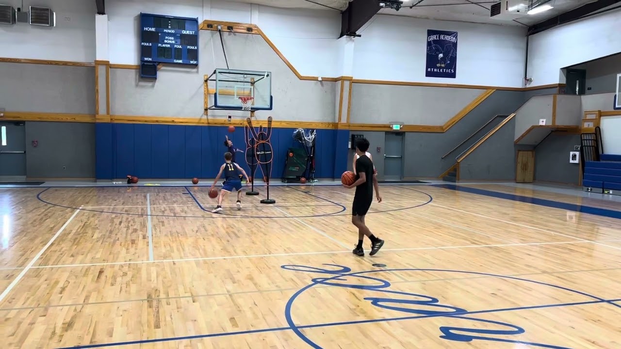 Straight line attack to the rim