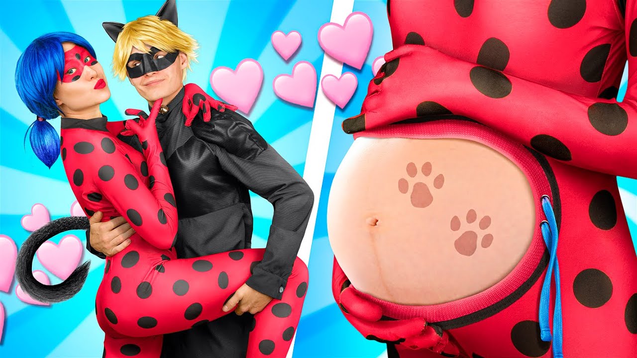 Zwangere Ladybug / Cat Noir en Ladybug Verwachten een Baby