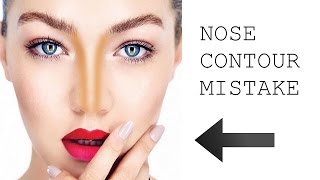 THE BIGGEST NOSE CONTOURING MISTAKE - EVER!