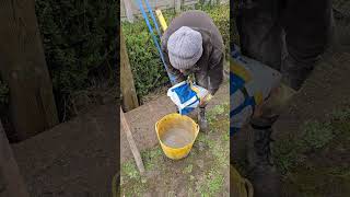Top tip when using post crete