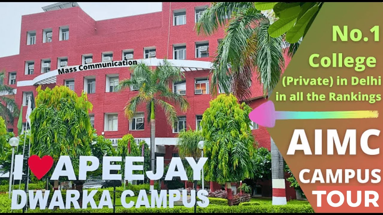 AIMC Campus Tour | Top Mass Communication College in India I #AIMC ...