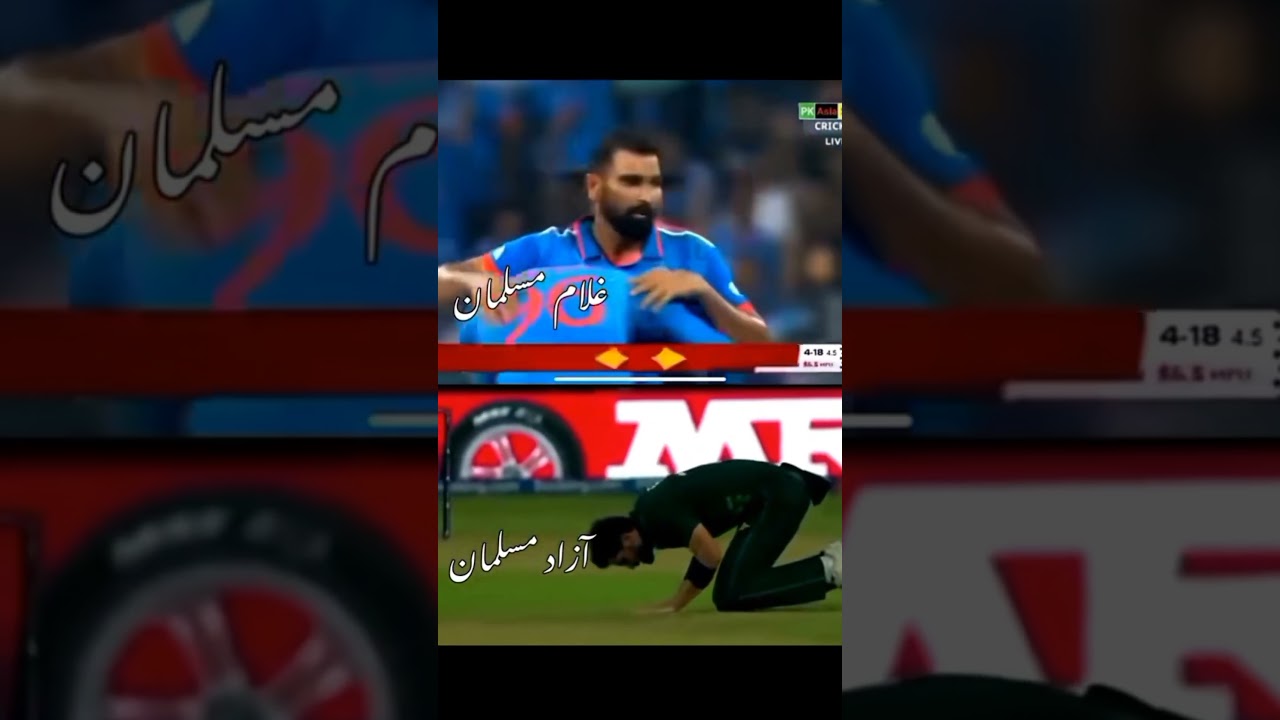 Azad Muslim💕 vs Gulam Muslim💔 #cricket #cricketleague #iccworldcup2023 #viralvideo