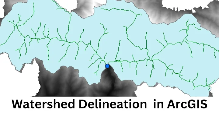 How to delineate Watershed Using Outlet Point in ArcGIS: Pour Point Hydrology
