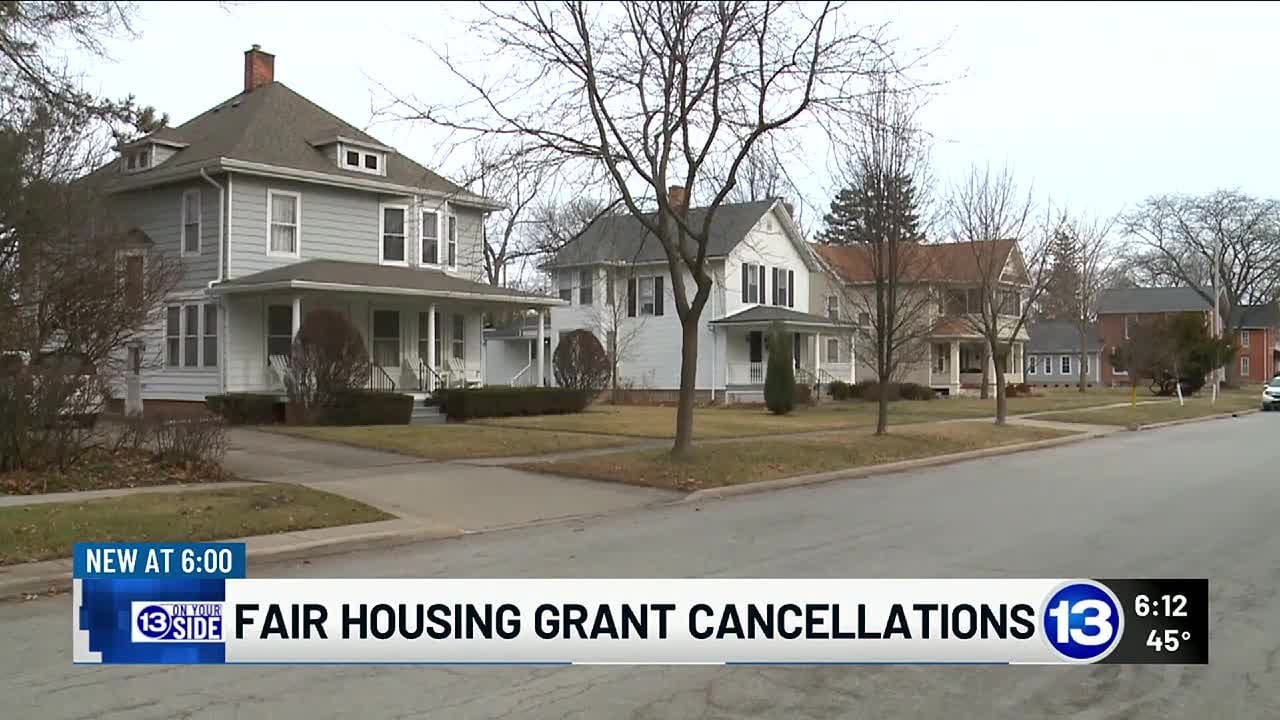 Fair Housing Grant cancellations
