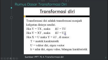 Mencari Eigen Value dan Eigen Vector dari Matriks (3x3) | Matematika 3