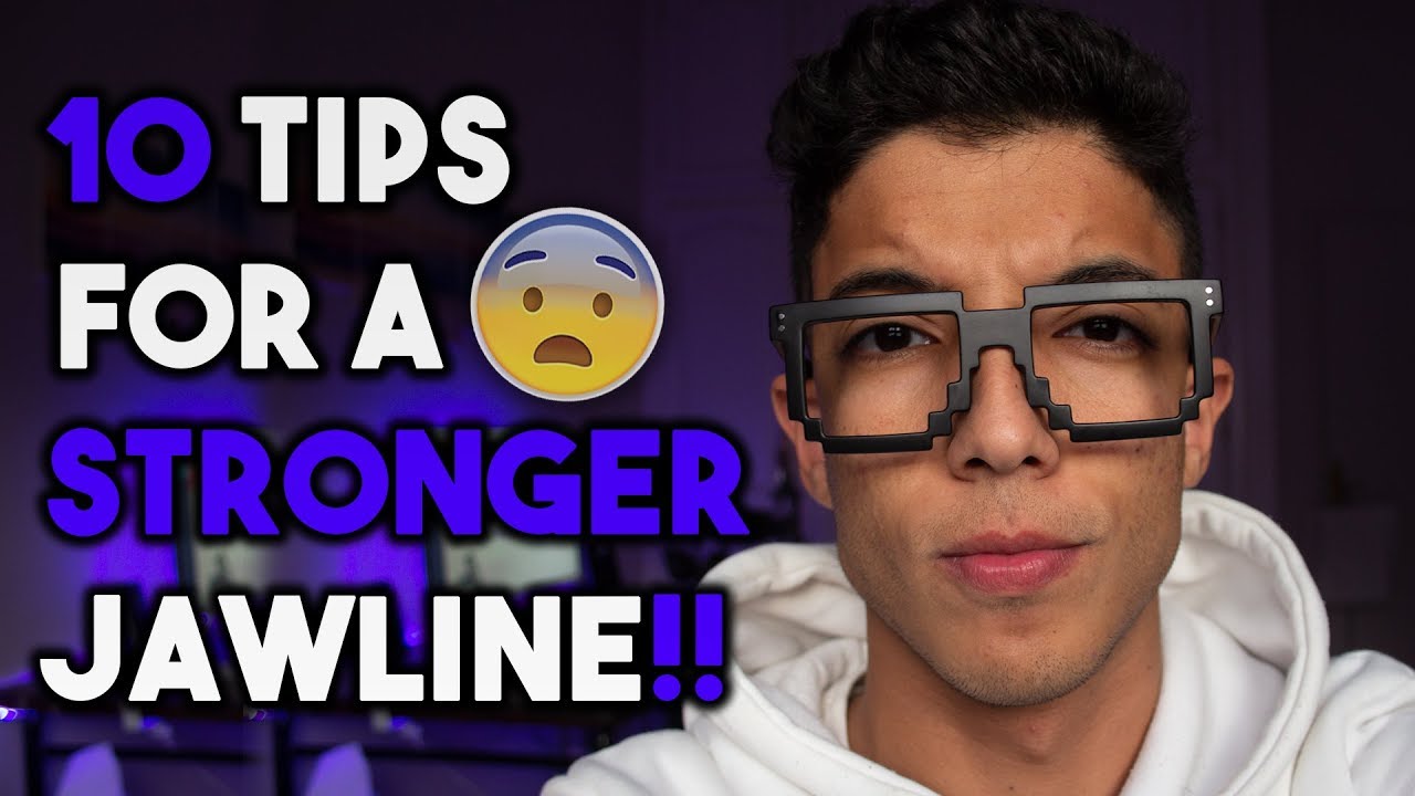 HOW TO HAVE A CHISELED JAWLINE 10 Tips for Stronger Jawline for Men