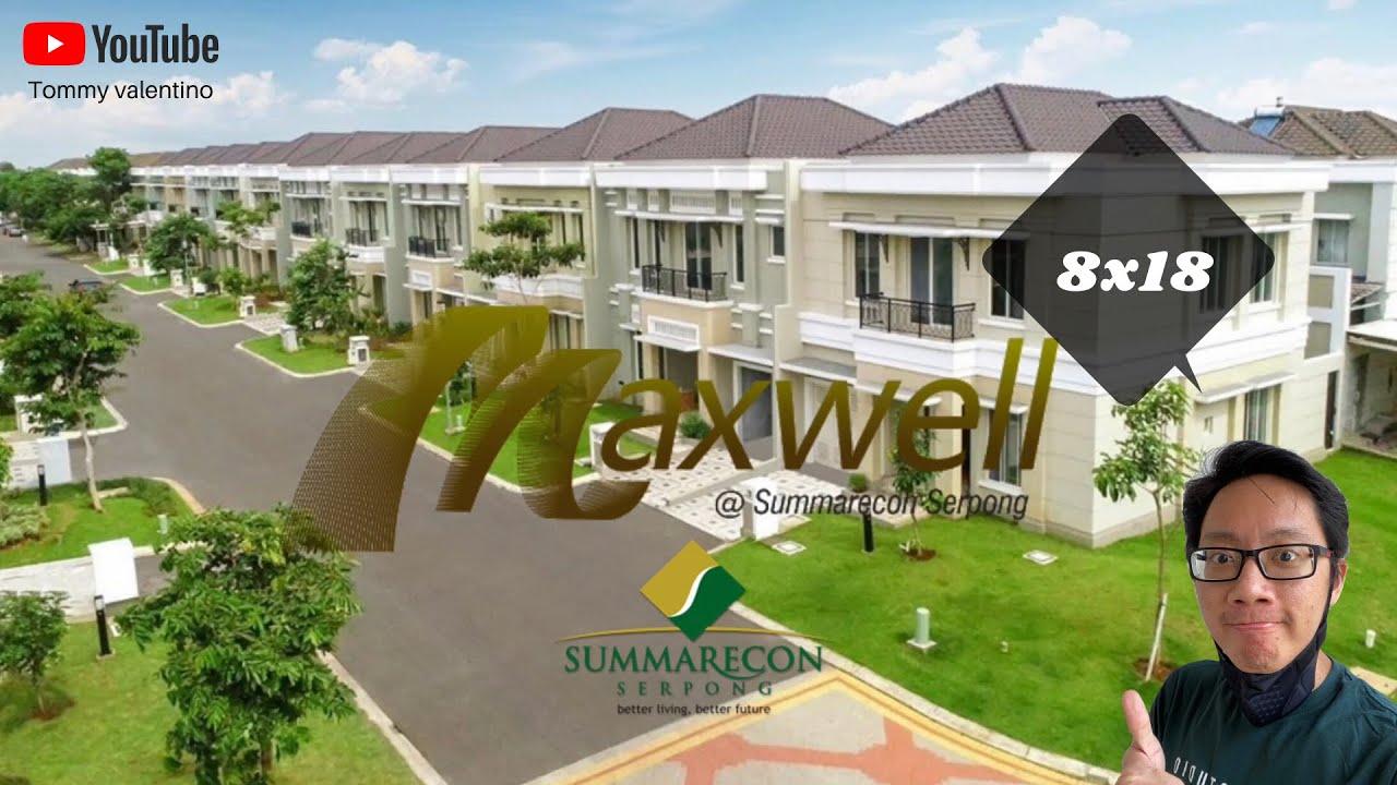Cluster MAXWELL 8x18 by Summarecon Serpong  at Scientia  