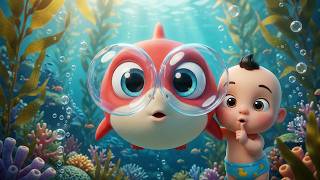 Little Shark Bubble Hide & Seek 👀 Find Baby Shark Games and Toddler Nursery Rhymes screenshot 4