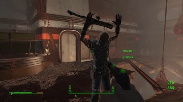 Fallout 4 glitch - Deacon T-pose