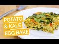 Spicy Sweet Potato, Kale & Cauliflower Egg Bake Recipe
