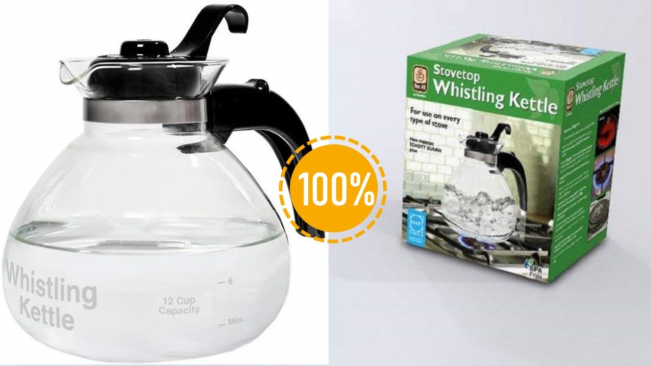 The Hygienic Kettle  Review of the Glass Stovetop Whistling