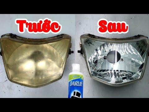 Video: 3 cách để làm sạch đèn pha mờ do oxy hóa