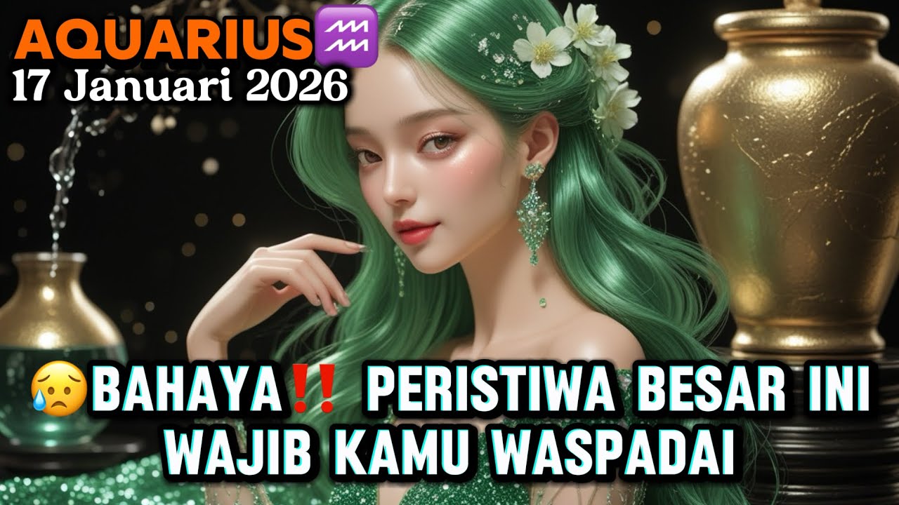 Aquarius♒️ 😥BAHAYA‼️ Peristiwa Besar Ini Wajib Kamu Waspadai Januari 2026 - Planet Zodiak