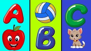 ABC Phonics Song - Toddler Learning Video Songs , A for Apple , Nursery Rhymes , Alphabet song