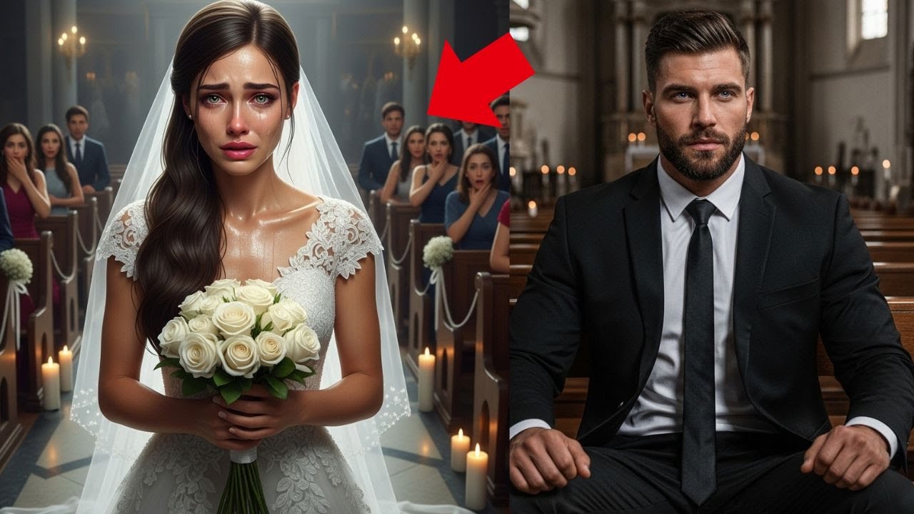 FOI DEIXADA NO ALTAR HUMILHADA… MAS O CONVIDADO MAIS IMPORTANTE, UM MILIONÁRIO, TOMOU UMA DECISÃO!