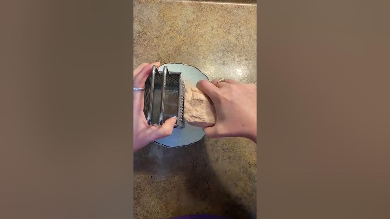 Salt hardened into a block? How to make salt freeflowing and useful