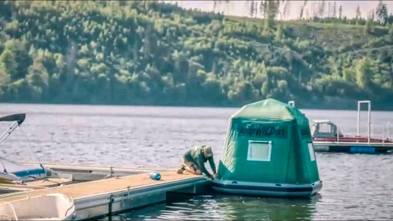 Flow Tent, das schwimmende Zelt von ausgeWILDert - echte Natur erleben