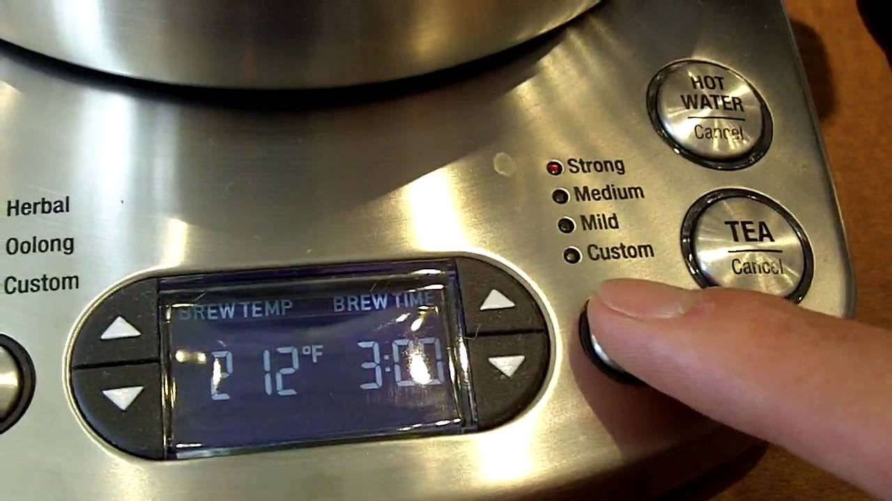 Breville Tea Infusing Kettle Part I YouTube