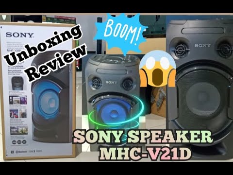 Review speaker portable Sony MHC-V21D 