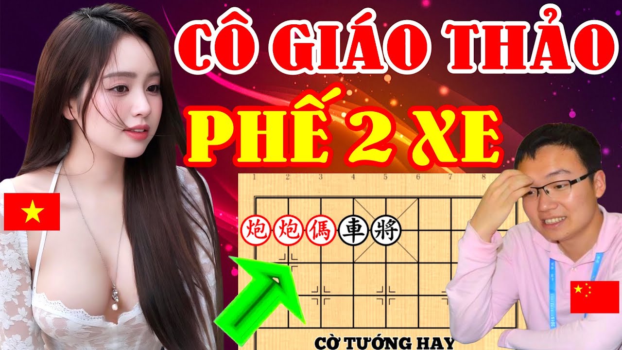 🔴 CỜ TƯỚNG HAY | CÔ GIÁO THẢO BỎ HẾT 2 XE ĐIÊN RỒ, CẢ VIỆT NAM LO LẮNG