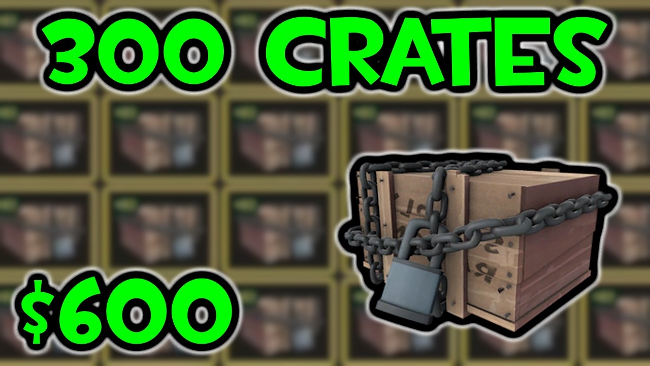 Opening 300 Crates - TF2 Unboxing - $600