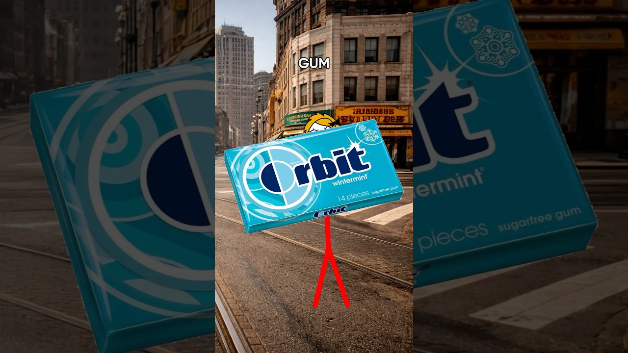 The invention of chewing gum!!🍬