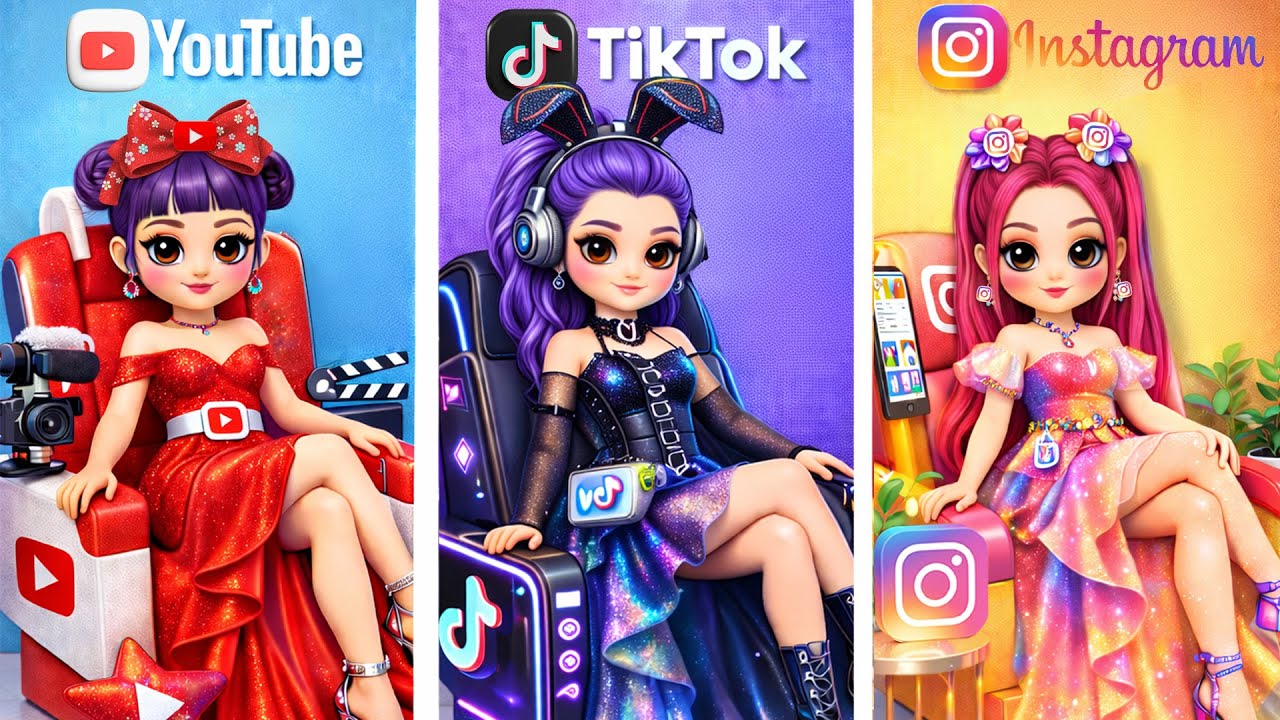 KPop Demon Hunters: Moda para Redes Sociales de Huntrix! Dress Up Battle Épico
