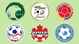 Logos of All FIFA Members by Year of Admission