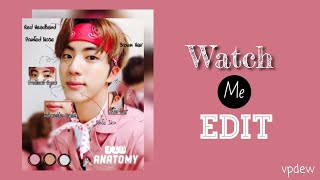 ❃۬ै`Watch me edit kpop anatomy • Seokjin(BTS) • Picsart screenshot 2