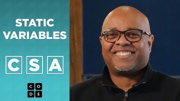 CSA: Static Variables