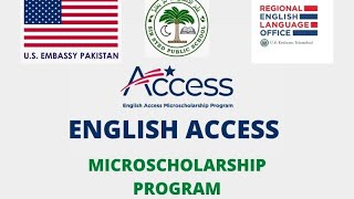 English Access Micro Scholarship Program Big Achievement For Aliyan in  Us Embassyamerican sirsyed