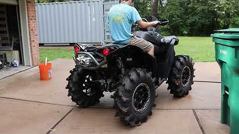 RJWC Dual Exhaust Canam Renegade 1000