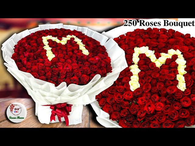 100roses #flowers #crown #flowerwrapping #diy #ramobuchon #flowerbouq, flower bouquet