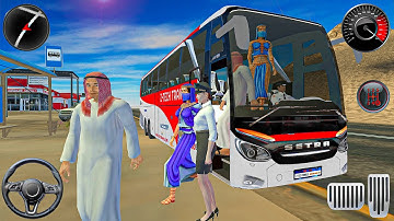 Offroad Bus Simulator 3D: Arabic passenger drive to destination - Bus game android gameplay