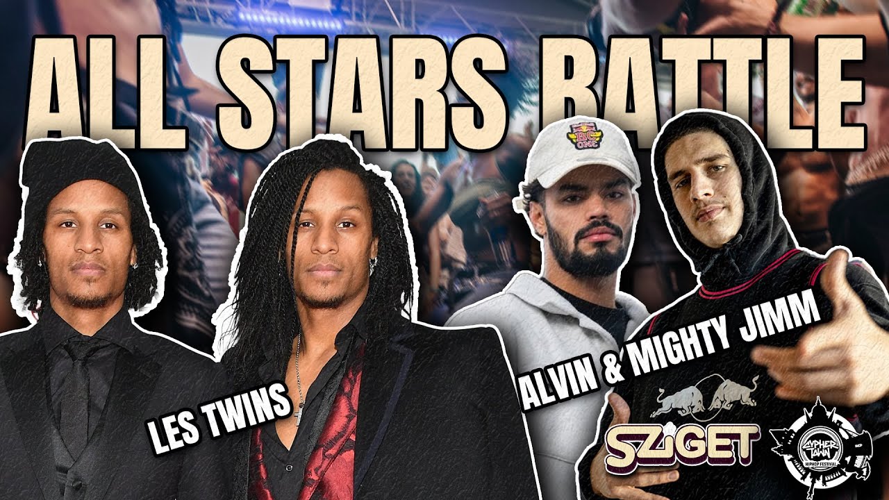 LES TWINS vs ALVIN & MIGHTY JIMM | Sziget festival X Cypher Town All Stars Battle 2025