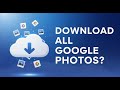 How to Download All Google Photos at Once 🖼️ Download All Photos from Google Photos