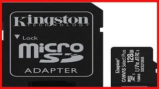 Kingston 128GB microSDXC Canvas Select Plus 100MB/s Read A1 Class 10 UHS-I Memory Card + Adapter (SD