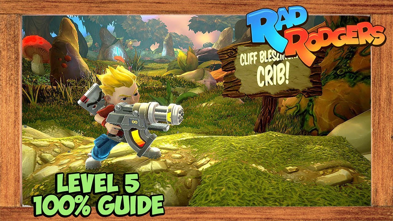 Rad Rodgers Level 5 100% Walkthrough (All Secrets And Collectibles)