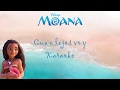 Cuán lejos voy | Moana | Karaoke 🌊🍃