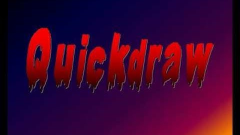 Quickdraw Video Poem