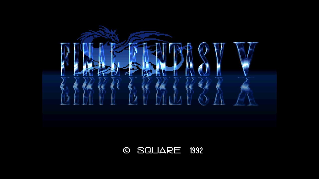 Final Fantasy V (PSone) - Opening Movie | AI upscaled from 320x160p to ...