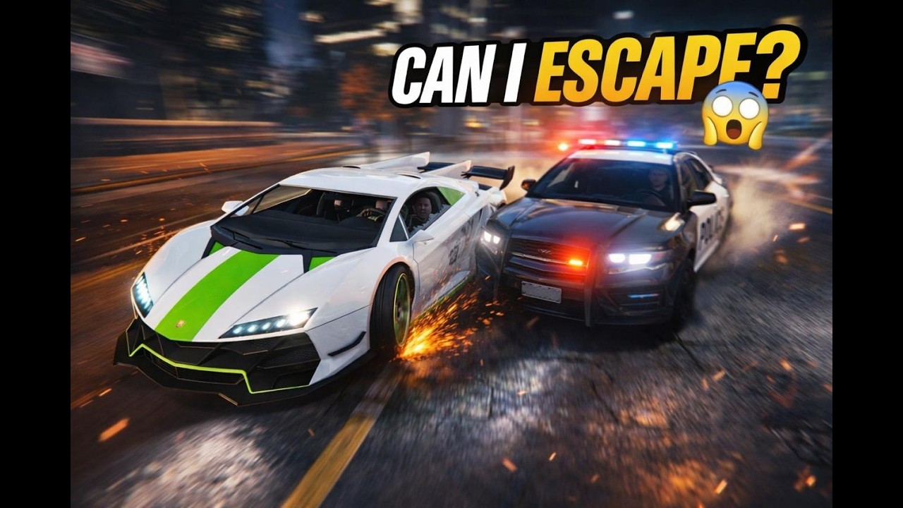 🔥 EPIC 11 MINUTE LAMBORGHINI CHASE & DRIFT | GTA 5 HIGH SPEED POLICE PURSUIT 🚓💨