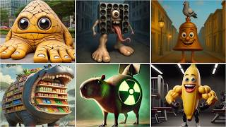 The Quiz Time Guess New ITALIAN BRAINROT ANIMALS MEME  Din Din Sahur, Hipopotamino, Tag Sound Horeg